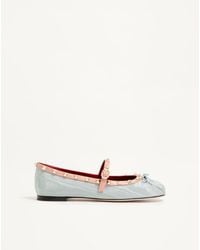 Valentino Garavani - Mary-Jane Rockstud Ballerina - Lyst
