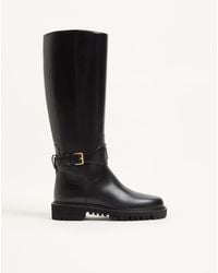 Valentino Garavani - Vlogo Signature Calfskin Boot 40Mm - Lyst