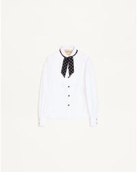 Valentino - Cotton Popeline Shirt - Lyst