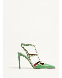 Valentino Garavani - Rockstud Kidskin Pumps 100Mm - Lyst