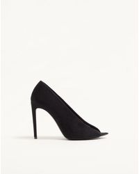 Valentino Garavani - Open Toe Révélé Suede Pumps 105Mm 35.5 - Lyst