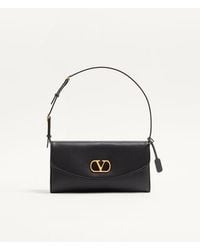 Valentino Garavani - Petit Sac Porté Épaule Devain En Cuir Nappa Femme - Lyst