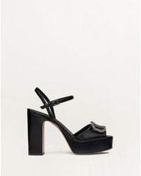 Valentino Garavani - Sandal With Vlogo Signature Platform - Lyst