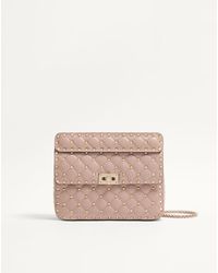 Valentino Garavani - Medium Nappa Rockstud Spike Bag - Lyst