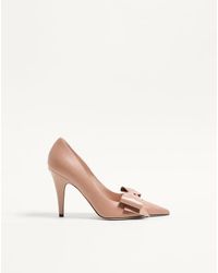 Valentino Garavani - Escarpins Bowow En Cuir De Chevreau, 100 Mm Frau - Lyst
