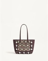 Valentino Garavani - ヴァレンティノ ガラヴァーニ ネルコート ミニ エンブロイダリー トート 女性 テスタディモロ - Lyst
