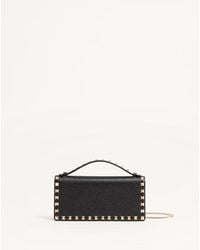 Valentino Garavani - Rockstud Wallet With Chain - Lyst