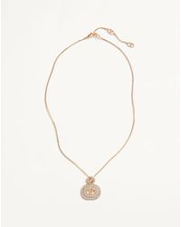 Valentino Garavani - Vlogo Signature Metal And Swarovski Crystal Necklace - Lyst