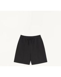 Valentino - Cotton Bermuda Shorts With Vgold - Lyst
