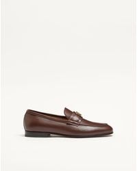 Valentino Garavani - Vlogo Signature Nappa Leather Loafer 39 - Lyst