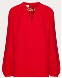 Valentino - Cady Couture Vlogo Chain Top - Lyst