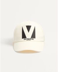 Valentino Garavani - Chez Cotton Baseball Cap With Embroidery - Lyst