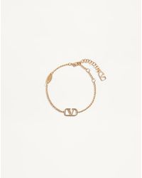 Valentino Garavani - Vlogo Signature Metal Bracelet - Lyst
