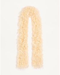 Valentino Garavani - Feathers Scarf With Ostrich And Turkey Feathers - Lyst