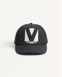 Valentino Garavani - Chez Cotton Baseball Cap With Embroidery - Lyst