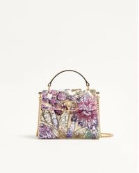 Valentino Garavani - Vsling Embroidered Mini Handbag - Lyst