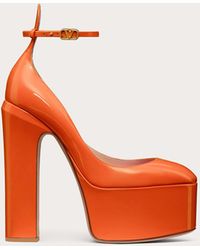 Valentino Garavani Leather Valentino Garavani Tan-go 155mm Platform Pumps - Lyst