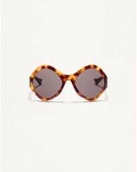 Valentino - Round Acetate Eyewear - Lyst