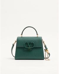 Valentino Garavani - Small Vsling Grainy Calfskin Handbag - Lyst