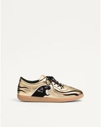 Valentino Garavani - Kicky Laminated Nappa Trainer 40.5 - Lyst