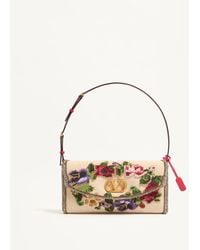 Valentino Garavani - Devain Embroidered Small Shoulder Bag - Lyst