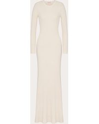 Valentino - Silk Bouclé Dress - Lyst