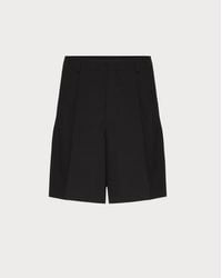 Valentino - Wool Bermuda Shorts - Lyst