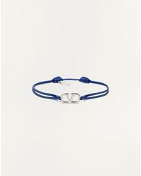 Valentino Garavani - Vlogo Signature Cotton Bracelet - Lyst