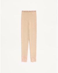 Valentino - Cashmere Leggings - Lyst