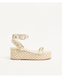Valentino Garavani - Rockstud Flatform Sandal - Lyst