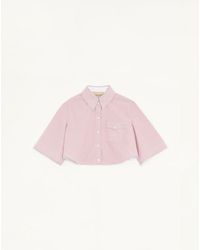 Valentino - Shirt With Checked Pattern 36 - Lyst