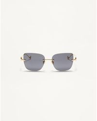 Valentino - Geometric Metal Eyewear - Lyst