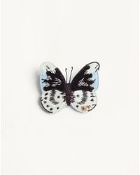 Valentino Garavani - Flutterby Velvet Brooch - Lyst