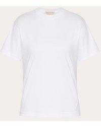 Valentino - T-shirt in jersey cotton - Lyst