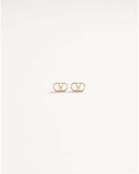 Valentino Garavani - Vlogo Signature Metal Earrings - Lyst