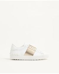 Valentino Garavani - Open Sneaker With Metallic Stripe - Lyst