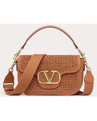 Valentino Garavani - Alltime Woven Leather Shoulder Bag - Lyst