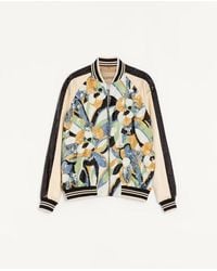 Valentino - Souvenir Silk Jacket With Embroidered Sequins - Lyst