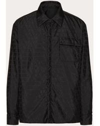 Valentino - Reversible Nylon Jacket With Toile Iconographe Pattern - Lyst