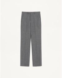 Valentino - Mouliné Wool Trousers - Lyst