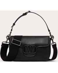 Valentino Garavani - Noir Nappa Leather Shoulder Bag - Lyst