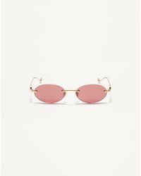 Valentino - Geometric Metal Eyewear - Lyst