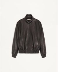 Valentino - Leather Jacket - Lyst