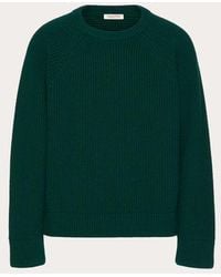 Valentino - Wool Crewneck Jumper - Lyst