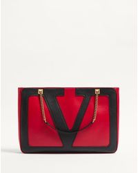 Valentino Garavani - Viva Superstar Medium Nappa Leather Shopping Bag - Lyst