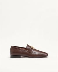 Valentino Garavani - Mocassins Vlogo Signature En Cuir De Chevreau Homme - Lyst