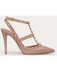 Valentino Garavani - Patent Rockstud Caged Pump 100Mm - Lyst