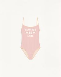 Valentino - Printed Lycra One-Piece Swimsuit - Lyst
