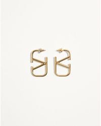 Valentino Garavani - Vlogo Signature Metal Earrings - Lyst