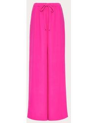 Valentino - HOSE AUS CADY COUTURE - Lyst